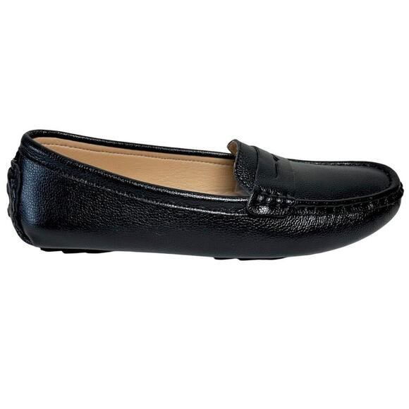 NWOT Driving Loafers Moccasins Pebbled Leather Size 8.5 - Picture 5 of 8